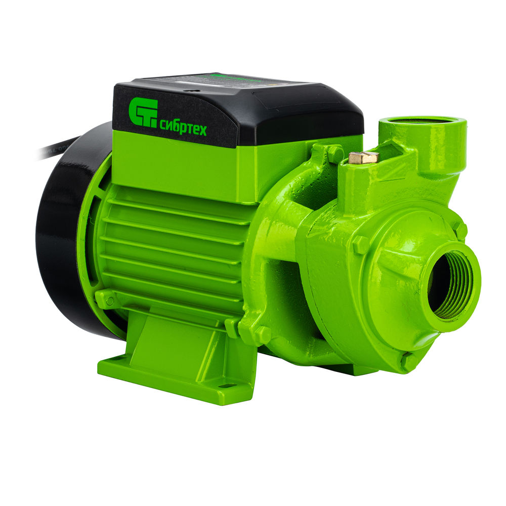 Садовый поверхностный насос СПН370-Ч, 370 Вт, напор 25 м, 1700 л/ч, чугун Сибртех (97241)