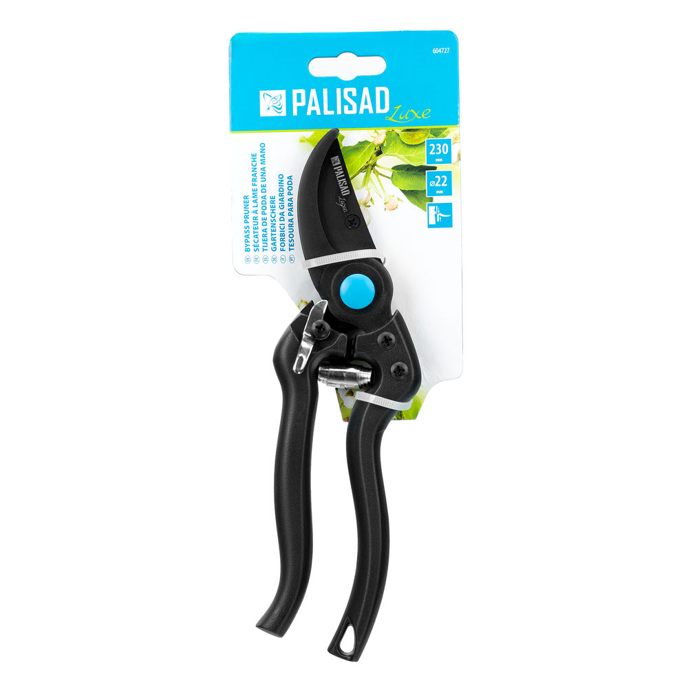Секатор прямого реза, 230 мм, алюминиевые рукоятки, LUXE Palisad (604727)