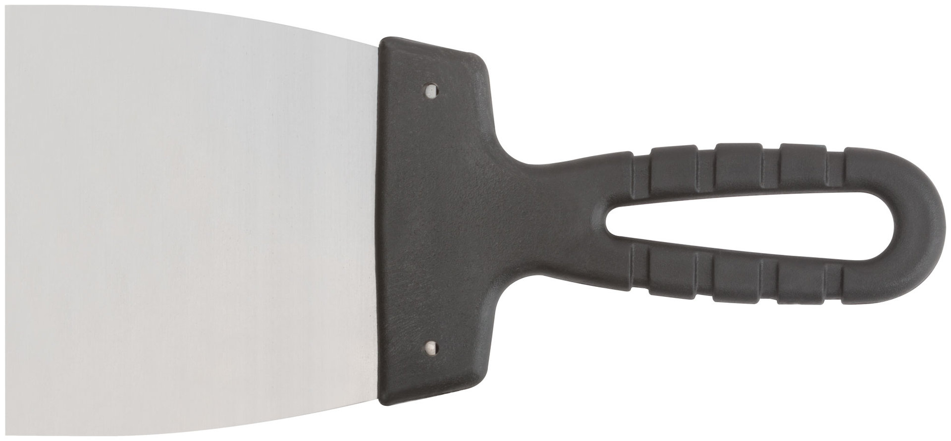 Шпатель, лезвие нержавеющая сталь, пластиковая ручка 100 мм (06564М)