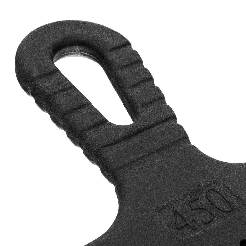 Шпатель из нержавеющей стали, 450 мм, зуб 8 х 8 мм, пластмассовая ручка Сибртех (85479)