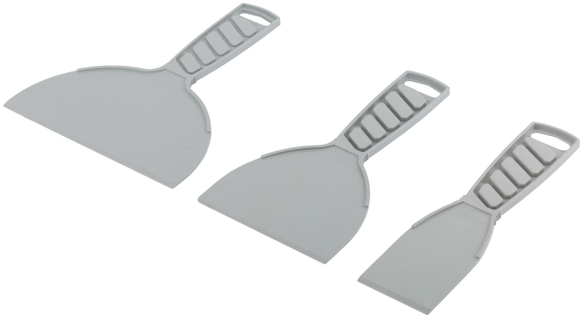 Шпатели пластиковые набор 3 шт., 50/100/150 мм (06765)