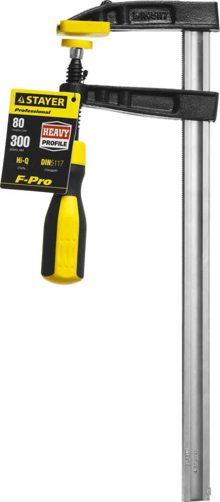 Струбцина F усиленная Professional Hercules-F STAYER HF-30/8 80x300 мм 32095-080-300  
