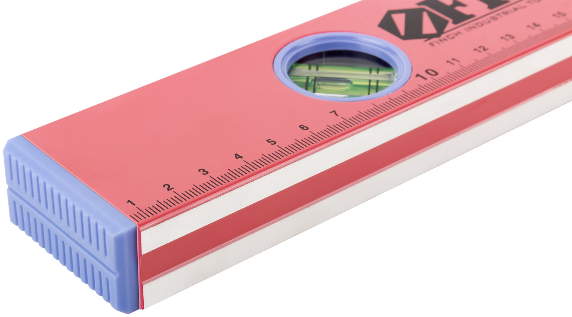 Уровень Стандарт, 3 глазка, красный корпус, фрезерованная рабочая грань, шкала 400 мм (18054)