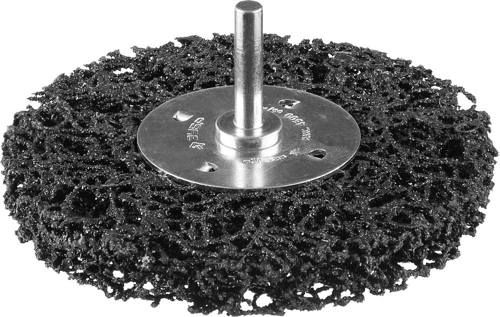 Щетка дисковая для дрели 100 мм, нейлоновая проволока ЗУБР Профессионал 35162-100_z01