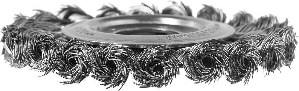 Щетка дисковая для УШМ 100 мм, стальная проволока 0.5 мм ЗУБР Профессионал 35190-100_z02