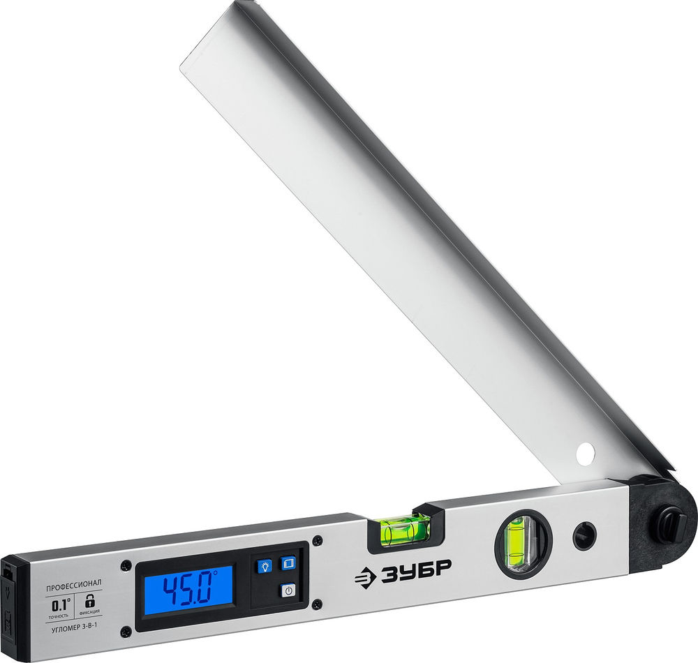 Угломер электронный 400 мм 0-230° ±0.5° Профессионал ЗУБР 34288