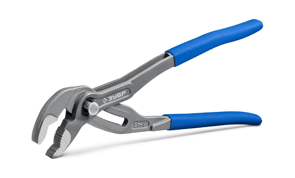 Клещи переставные с быстрым перемещением 250 мм, захват 60 мм, CrV ЗУБР Профи 22441-25