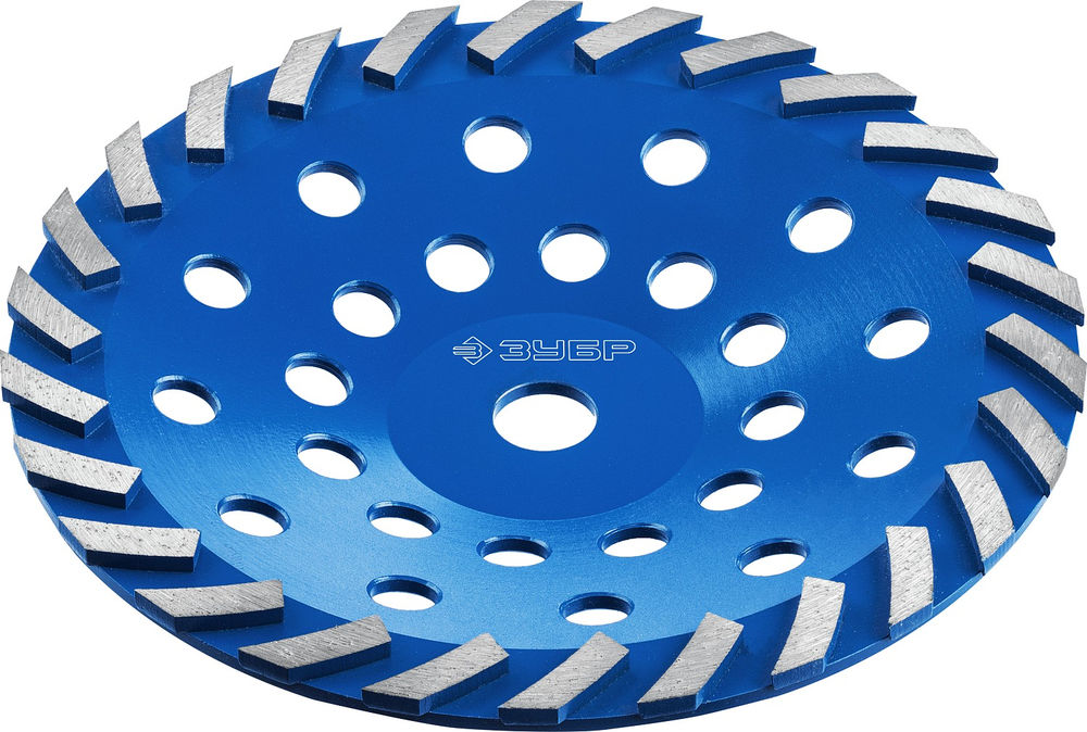 Чашка алмазная шлифовальная сегментная d 230 мм ЗУБР Турбо Профессионал 33370-230_z01