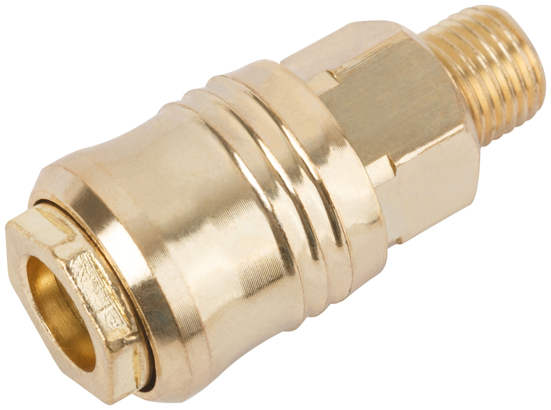 Адаптер быстросъемный с запорным клапаном с внешней резьбой 1/4 (81149)