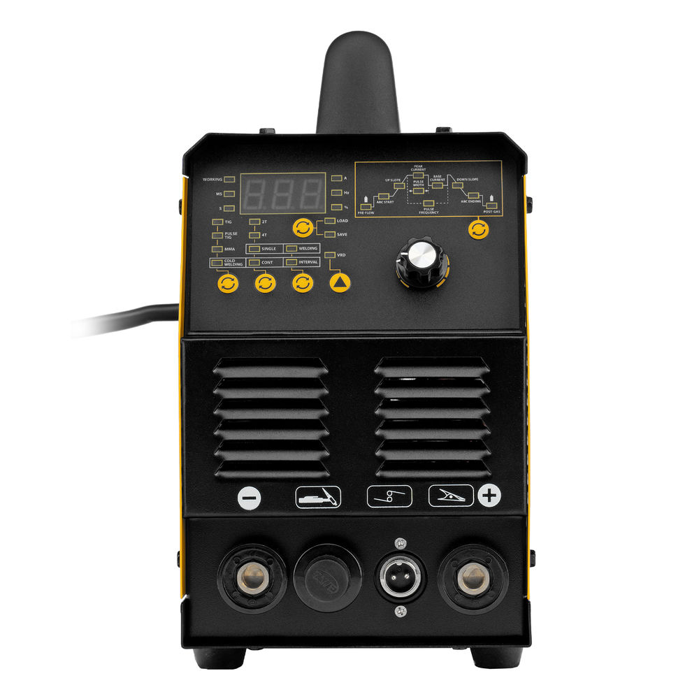 Аппарат инвертор. аргонодуговой сварки ITIG-200 DС Pulse Cold Weld, 200 А, ПВ 60% Denzel (94329)