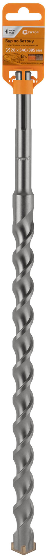 Бур по бетону CUTOP Profi Plus, SDS-Max с крестовым наконечником, 28x540 мм (42-28540)