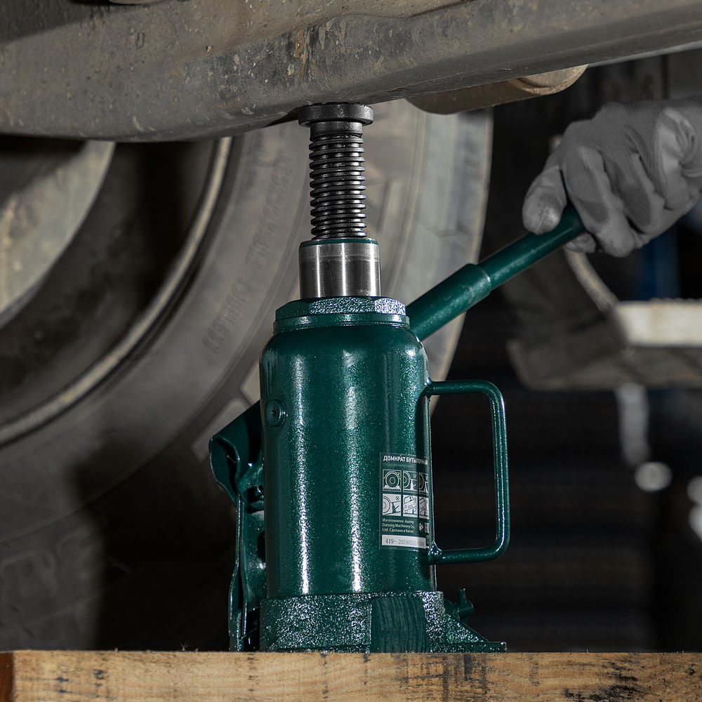 Домкрат гидравлический бутылочный, 16 т, 205-400 мм Сибртех