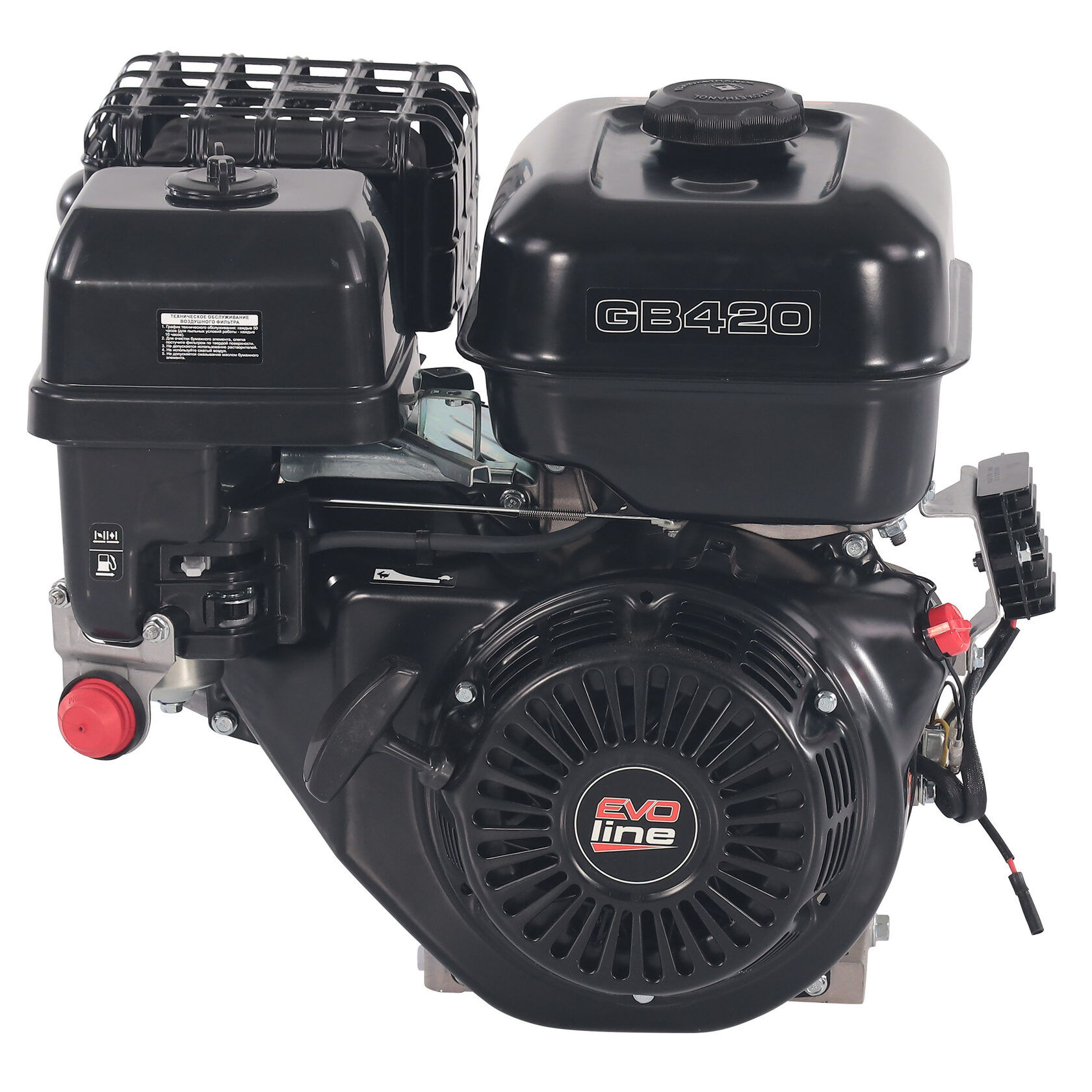 Двигатель бензиновый EVOline GB 420 25 мм (произведено Zongshen)