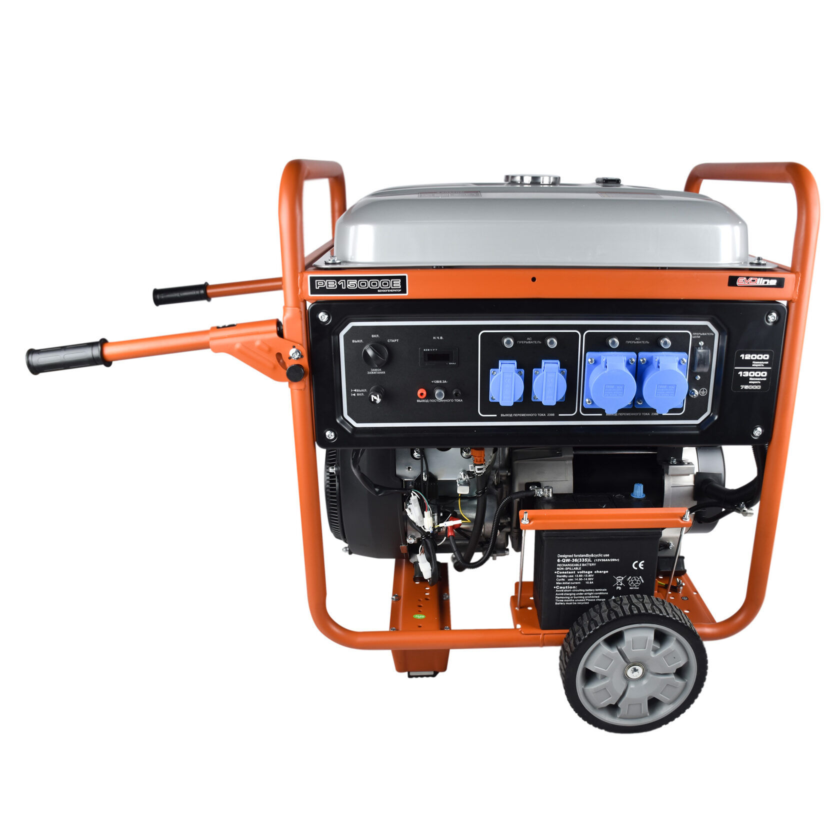 Генератор бензиновый EVOline PB 15000 E (произведено Zongshen)
