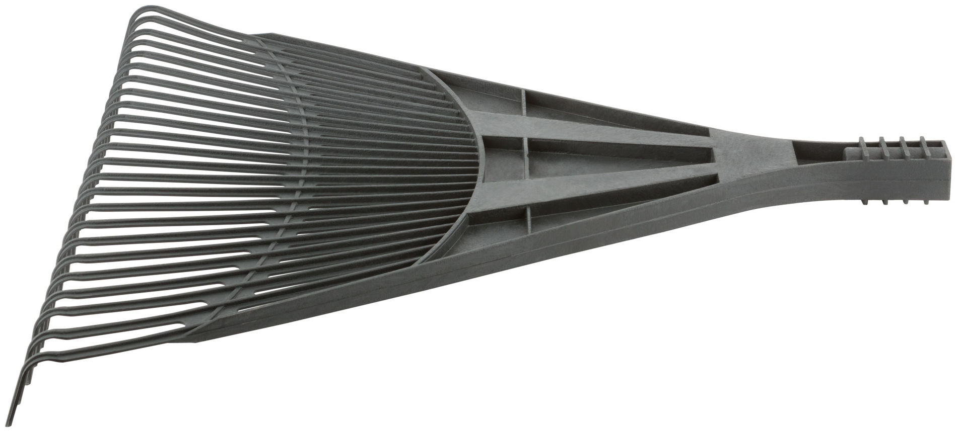 Грабли веерные пластиковые большие, 24 зуба, 610х540 мм, без черенка (76940)