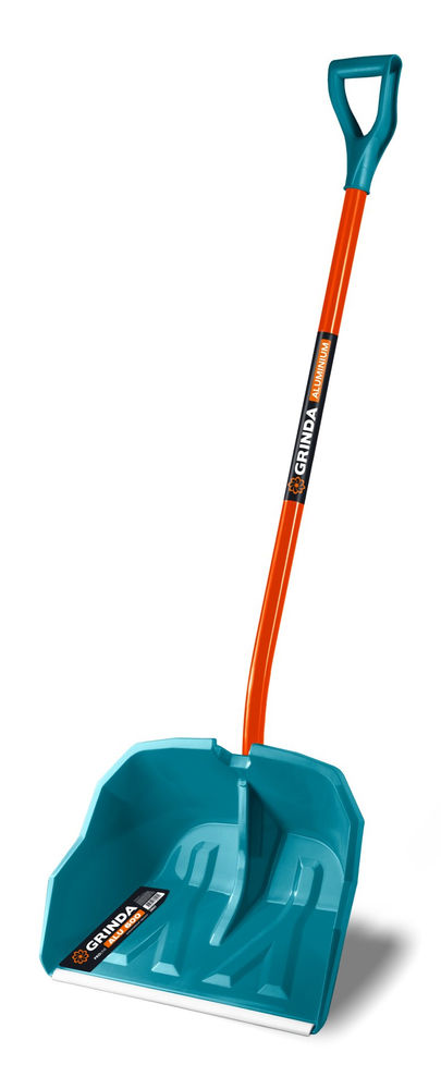 Снеговая лопата Alu-600, алюминиевый черенок, пластиковый ковш 590мм GRINDA 39942