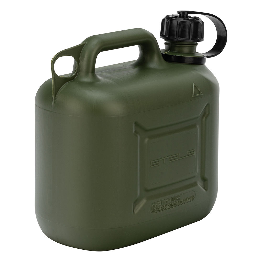 Канистра для ГСМ вертикальная 5 л, пластиковая, усиленная Stels (53124)