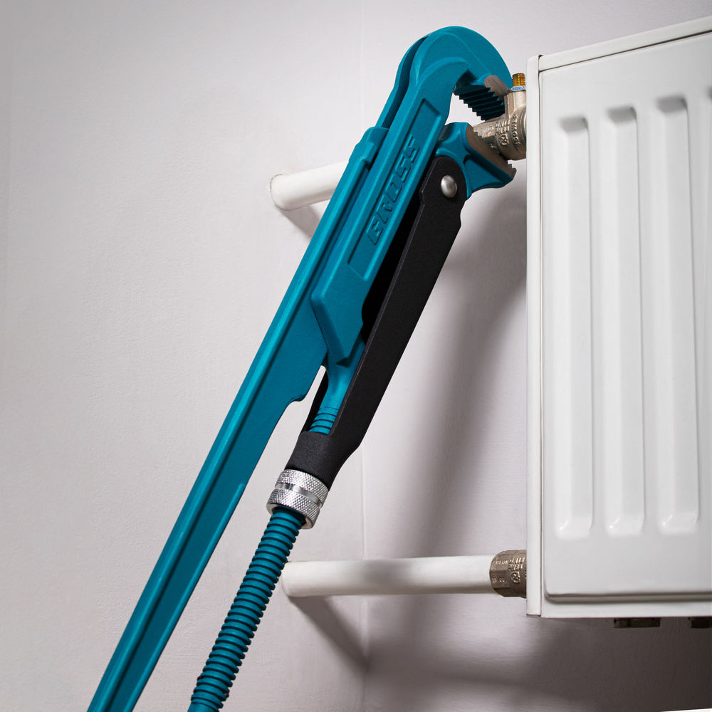 Ключ трубный рычажный 3, №4, цельнокованый, CrV, тип L Gross