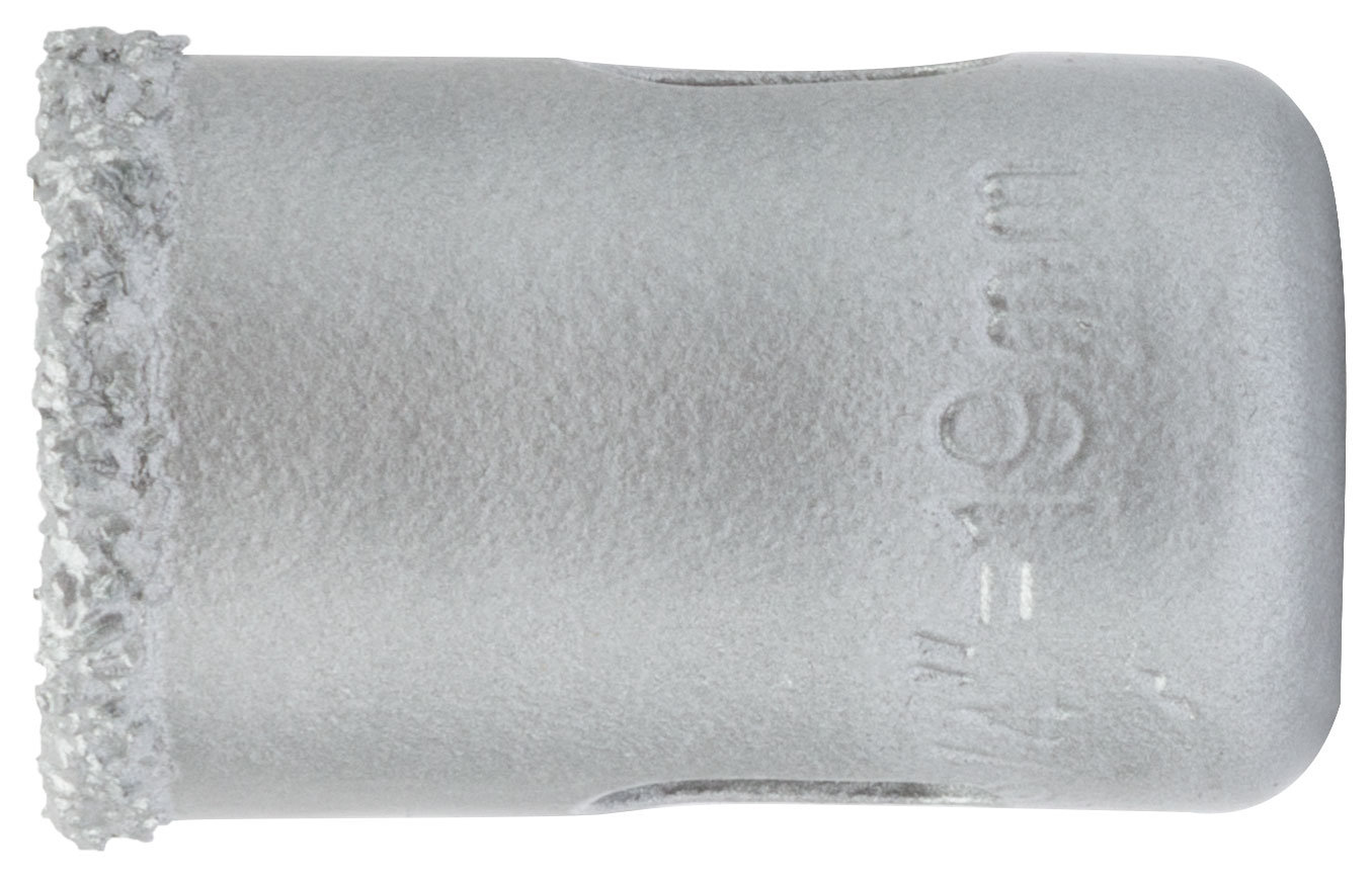 Коронка кольцевая по кафелю карбидная, глубина пропила 25 мм, 19 мм (16561)