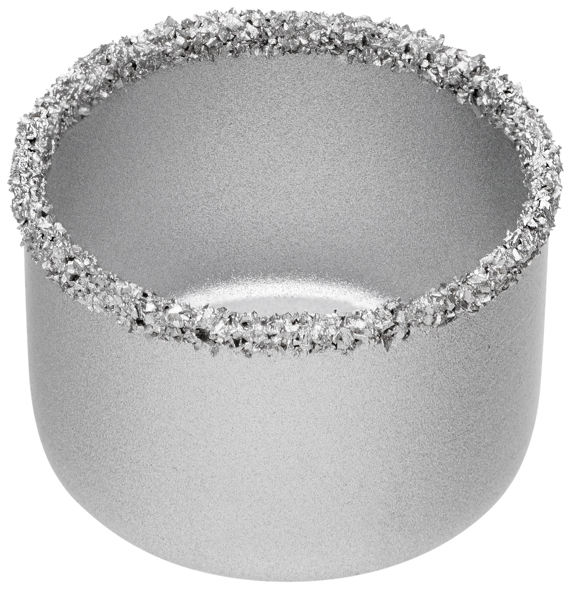 Коронка кольцевая по кафелю карбидная, глубина пропила 25 мм, 43 мм (16568)