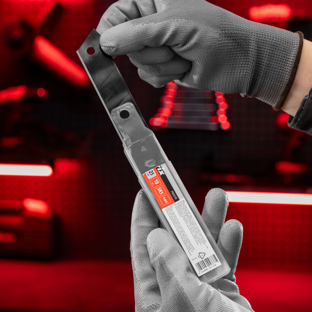 Лезвия, 25 мм, сталь SK5, black, 10 шт Matrix (793379)