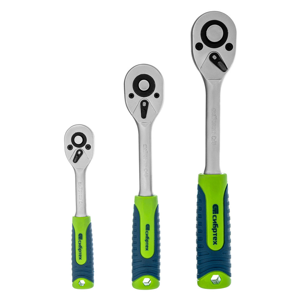 Набор инструментов, 1/2, 3/8, 1/4, пластиковый кейс 160 предм. Сибртех