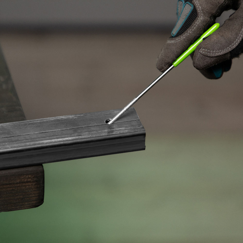 Набор надфилей алмазных 140 х 70 х 3 мм, 10 шт Сибртех (158357)