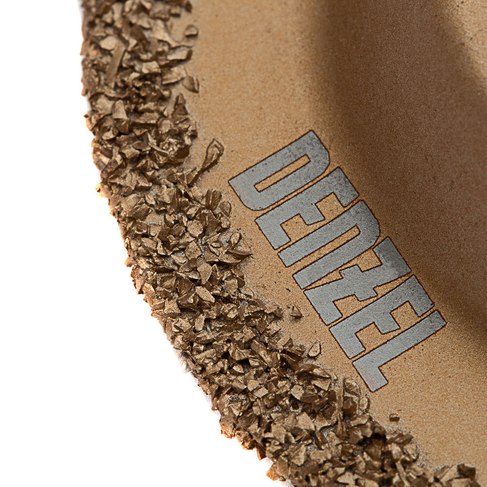 Насадка для МФИ режущая полукруг, HM, по плитке, 63 мм Denzel (782325)