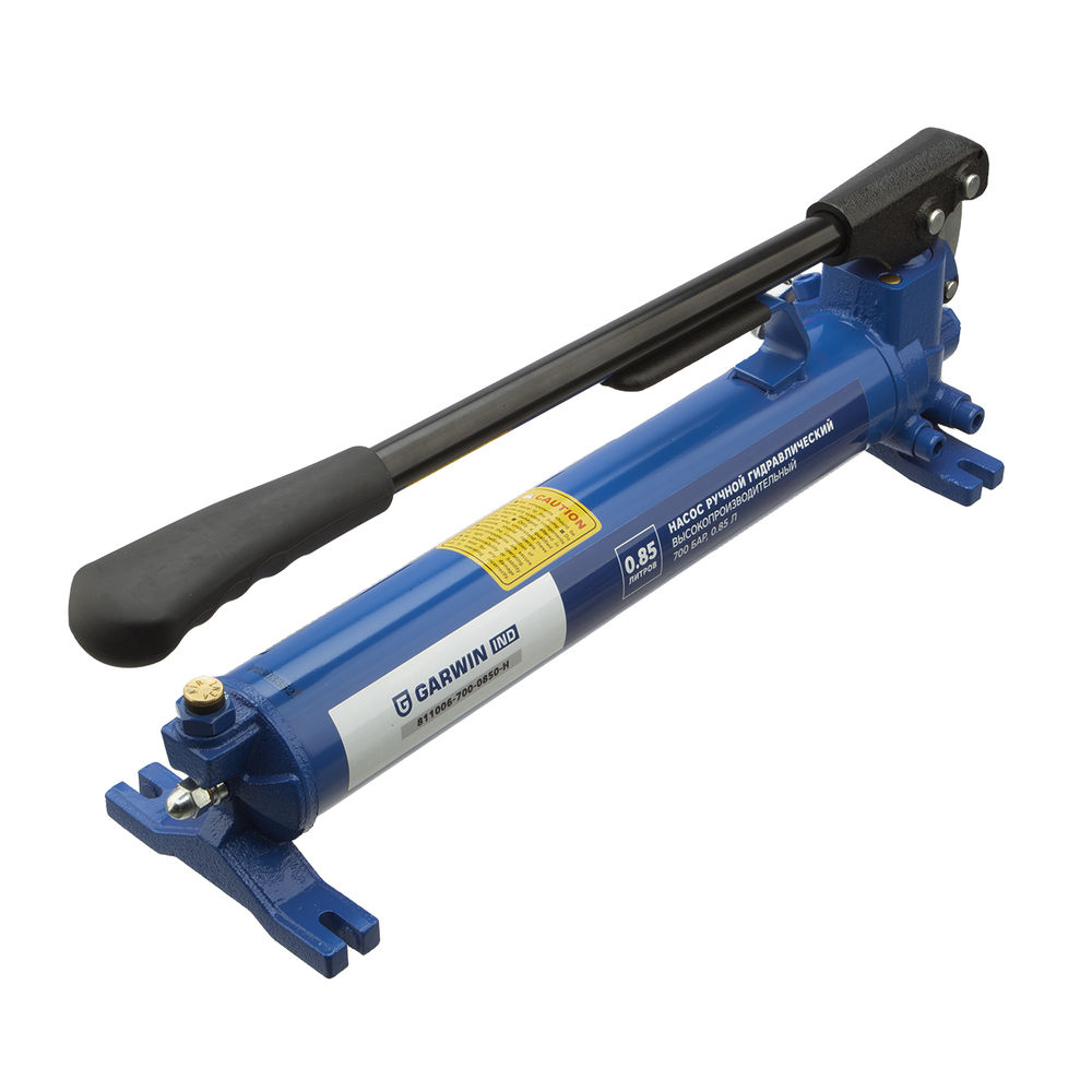Насос ручной гидравлический высокопроизводительный 700 бар; 0, 85 л, GARWIN INDUSTRIAL, 811006-700-0850-H