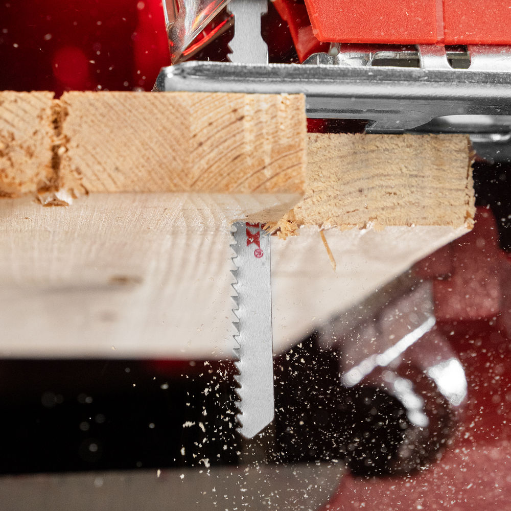 Полотна для электролобзика по дереву, 3 шт, 75 х 2.5 мм, HCS, EU- хвостовик Matrix