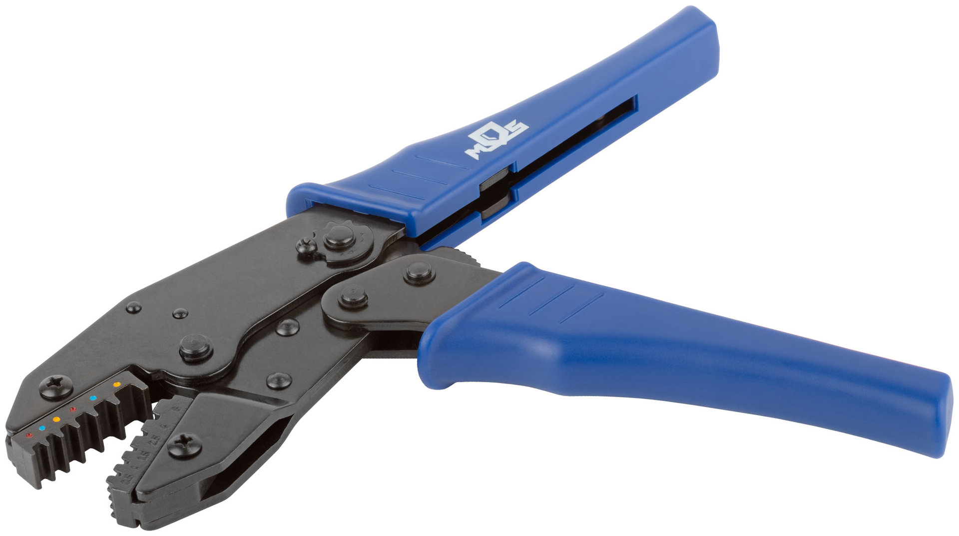 Пресс-клещи (кримпер) для обжима наконечников электропроводов с сечением 0,5-6 мм (60066М)