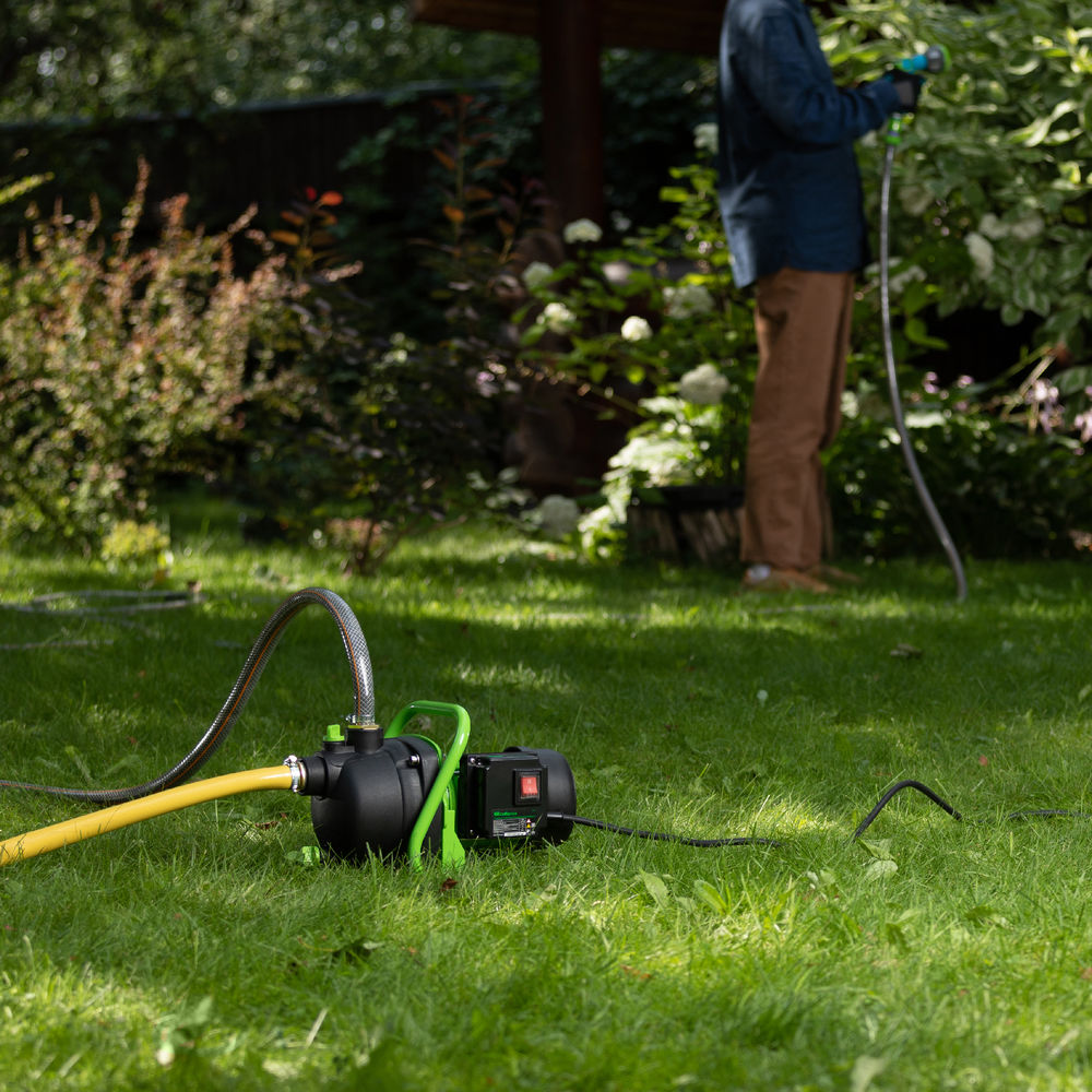 Садовый поверхностный насос СПН850-П, 850 Вт, напор 42 м, 3500 л/ч, пластик Сибртех (97245)