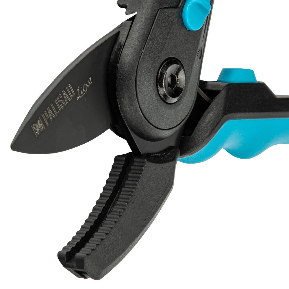 Секатор с наковальней, 220 мм, регулировка захвата, трехкомпонентные рукоятки, LUXE Palisad (6048057)