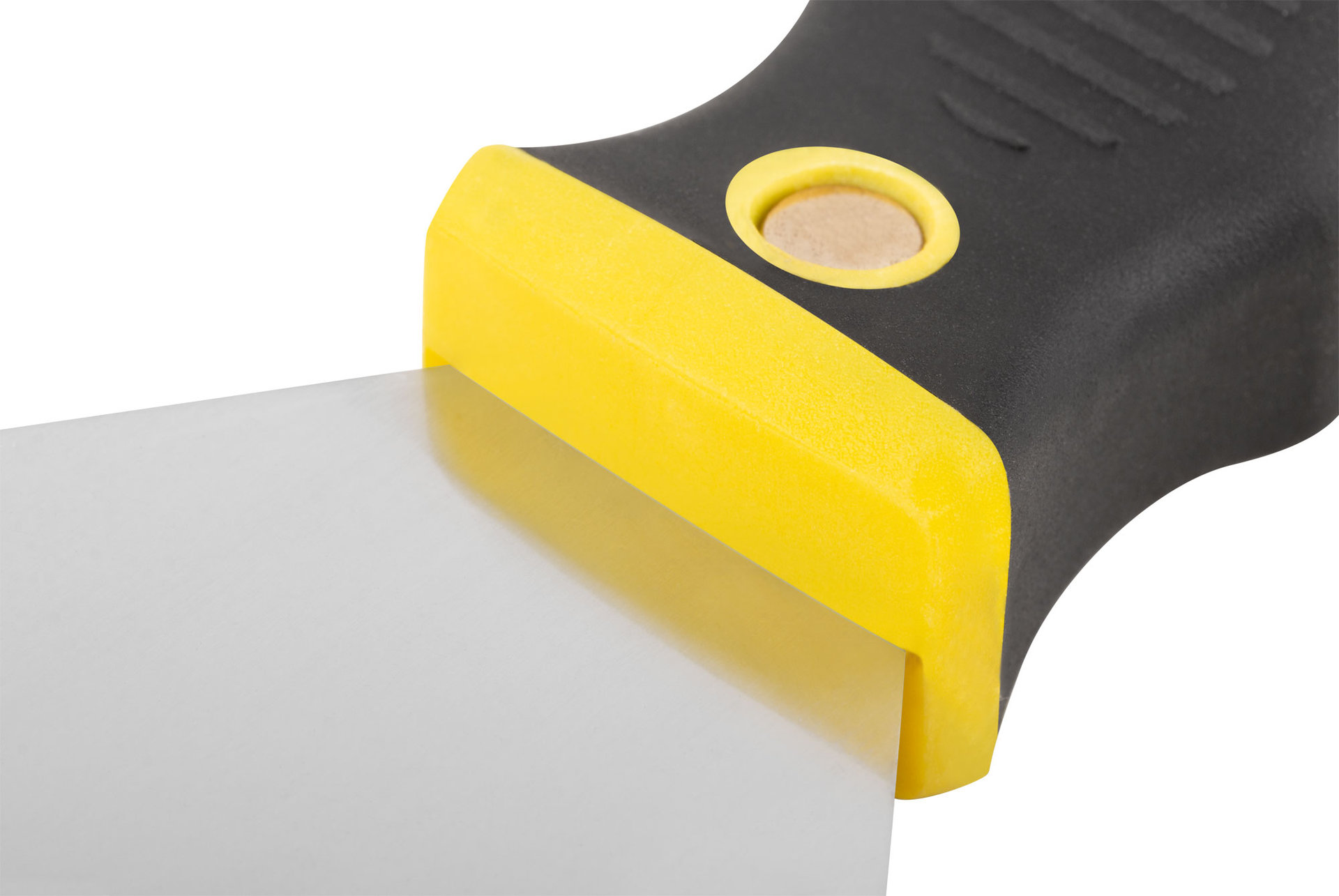 Шпатель для удаления ржавчины Профи, толщ. лезвия 1 мм, двухкомп.ручка с метал.бойком 4 (100 мм) (06674)