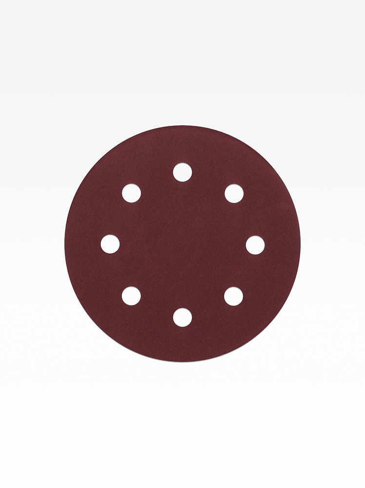 Круг шлифовальный на липучке STEHER DWH-180-S 180 мм Р120 8 отв. 5 шт. 35682-120  