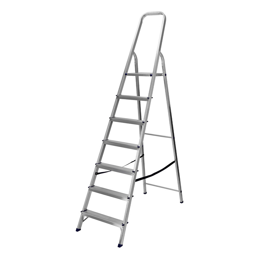 Стремянка, 7 ступеней, алюминиевая, Сибртех (97717)