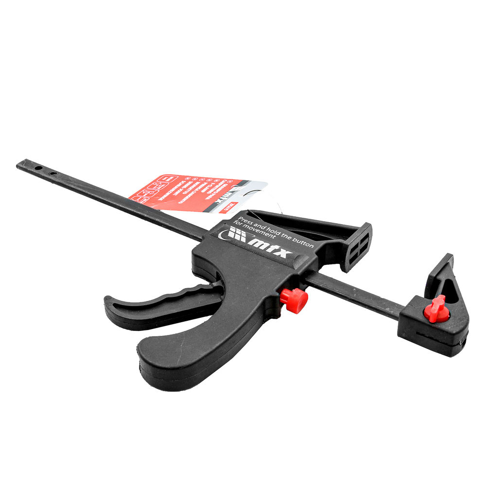 Струбцина универсальная F-образная, 150 х 265 х 45 мм, пластиковый корпус MTX (205619)