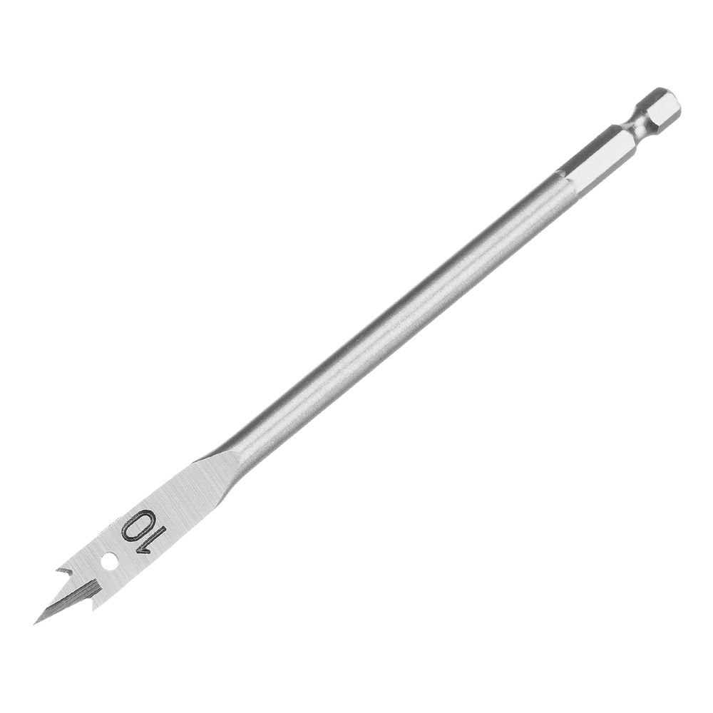 Сверло по дереву перовое, 10 мм шестигранный хвостовик Matrix