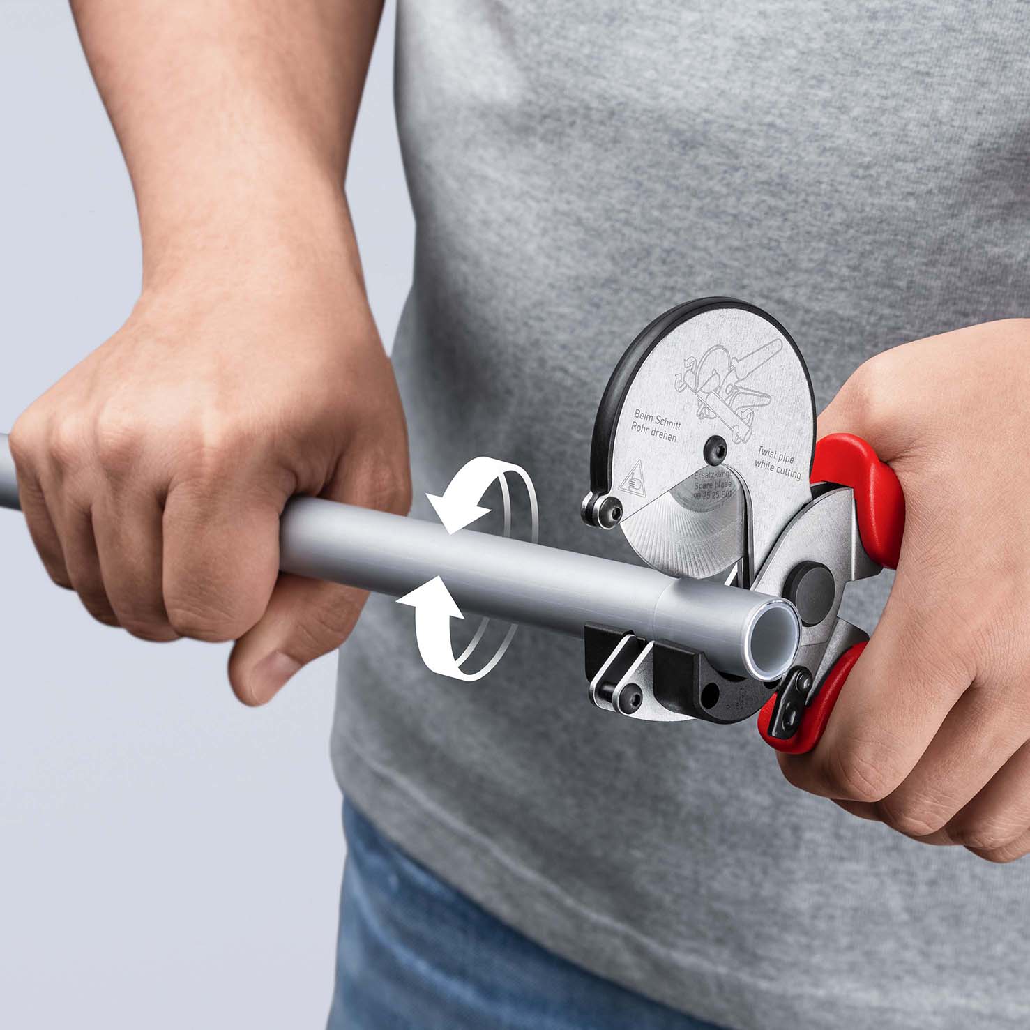 Труборез-ножницы для композитных и пластиковых труб, O 26 мм (KN-902525)