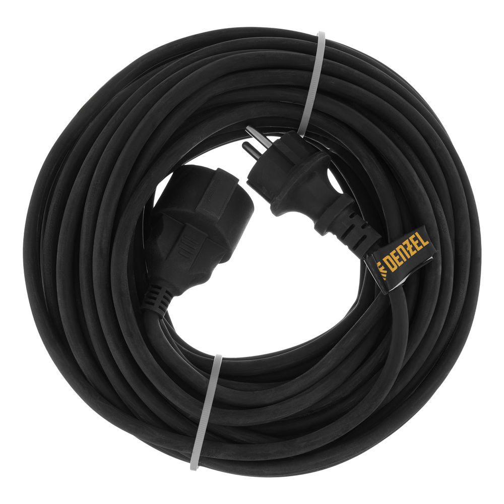 Удлинитель-шнур силовой Top Series, КГТТ, 20м, 1 розетка, 3 x 1,5 мм Denzel (37420)