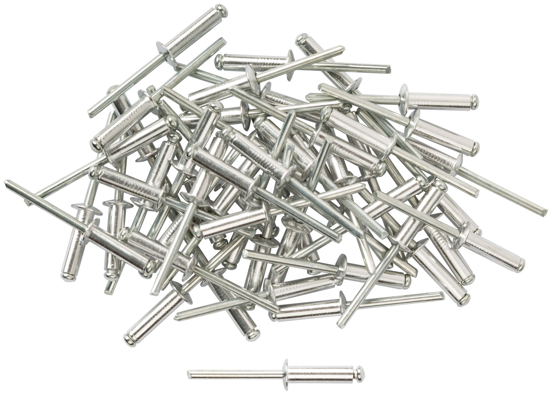 Заклепки мелкая фасовка, 50 шт., 4.8 х 18 мм (23768)