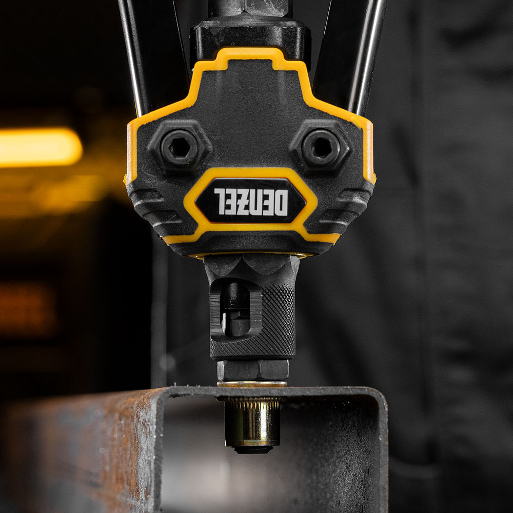 Заклепки резьбовые, стальные, оцинкованные, М12, пластиковый кейс, 25 шт. Denzel (40606)