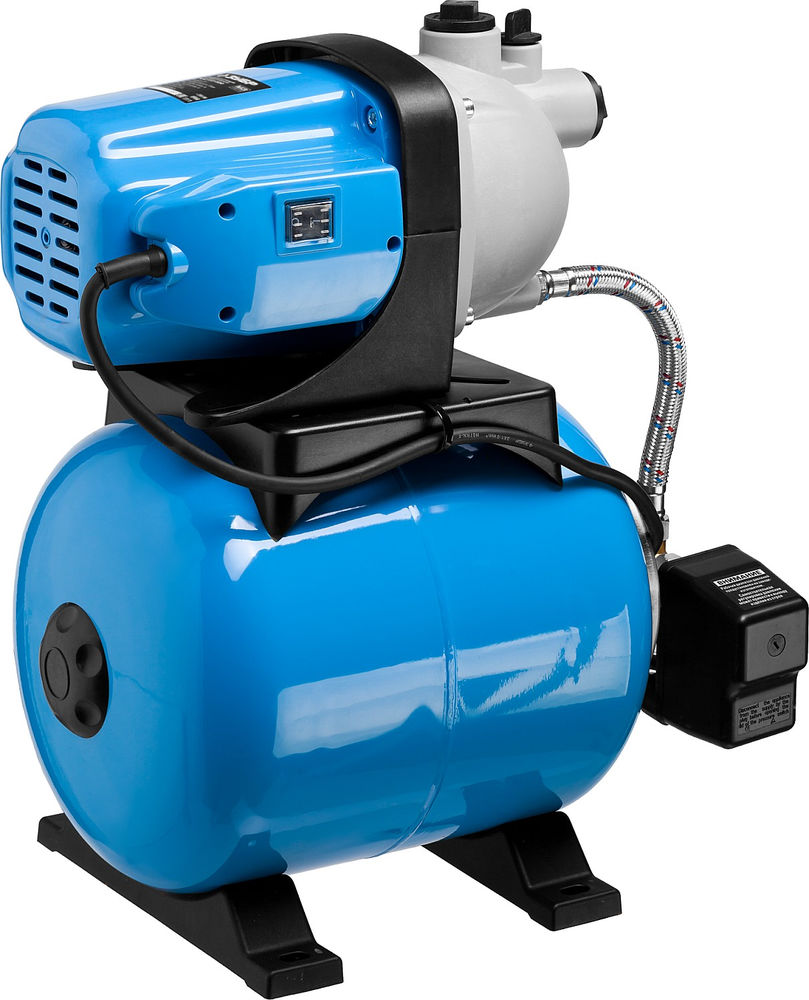 Насосная станция автоматическая 1000 Вт, бак 20 л ЗУБР НАС-М3-1000