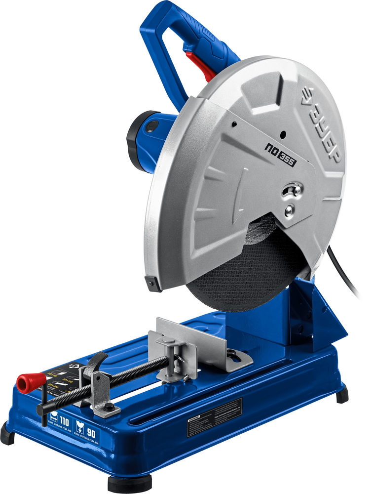 Пила отрезная (монтажная) по металлу 355 мм 2400 Вт абразив Профессионал ЗУБР ПО-355