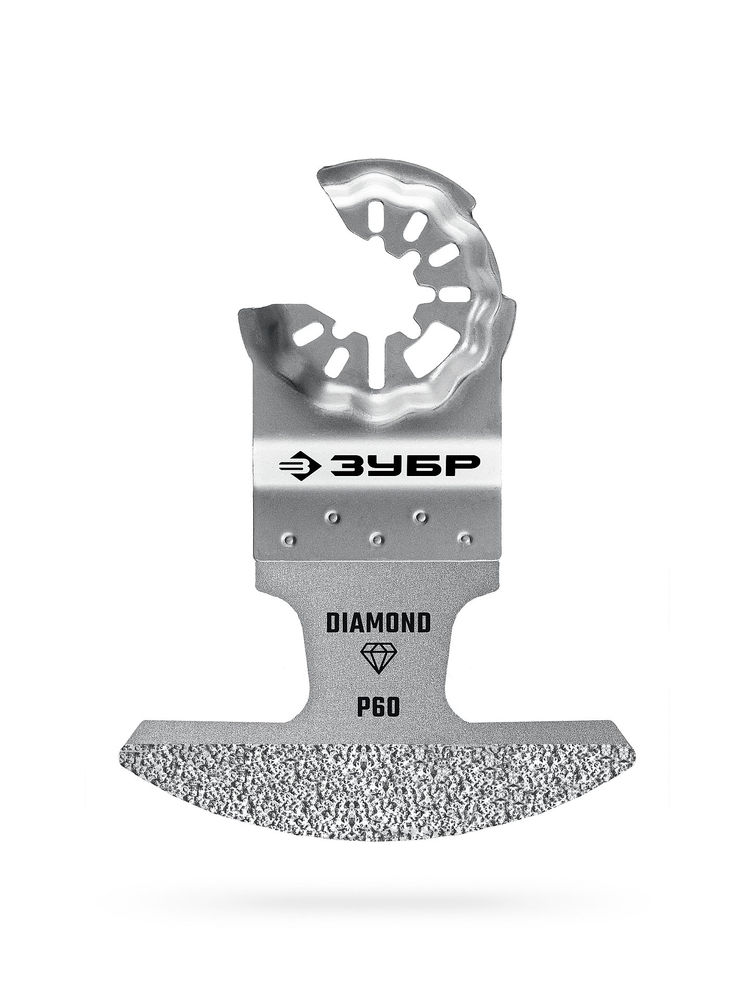 Полотно DIAMOND 70 x 1.6 мм с алмазным зерном Р60: керамика, мрамор, стекло, кирпич ЗУБР StarQuick 15585-70-1.6
