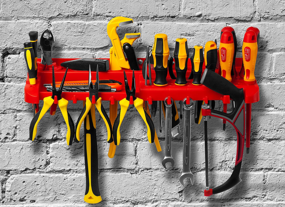 Полка 470 х 160 х 50 мм 19 пластиковая для инструментов ЗУБР ИНПОЛ-47 38350-19