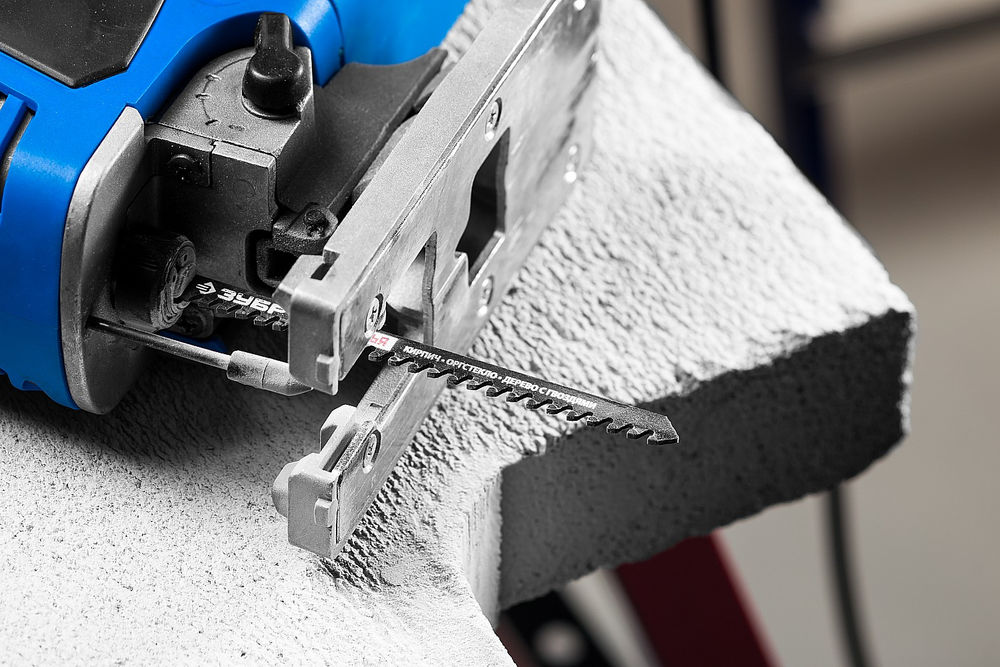 Полотна для лобзика 2 шт T341HM 110 мм / 4.3 мм T-хвост. по пенобетону/дереву/кирпичу твердосплавные зубья ВК-8 ЗУБР 155957-4