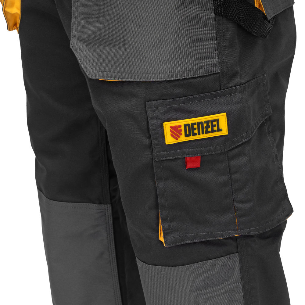 Брюки профессиональные рабочие, 65% полиэстер 35% хлопок, XL Denzel (90384)