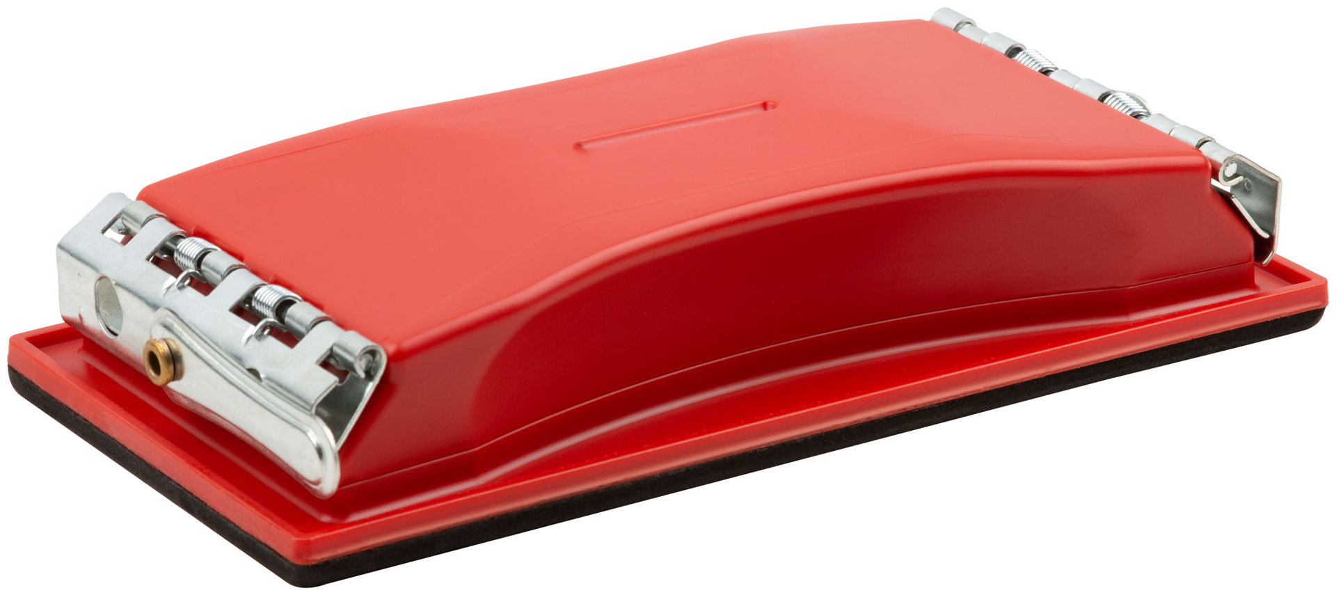 Держатель д/нажд.бум. пластиковый с мет.прижимом, красный 210х105 мм (39715)