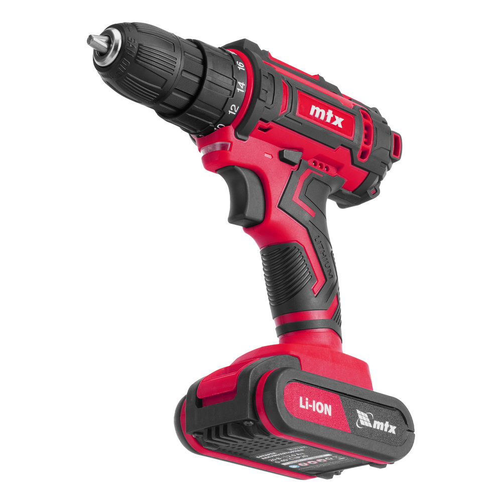 Дрель-шуруповерт аккумуляторная CDS-20, Li-Ion, 20 В// MTX (26186)